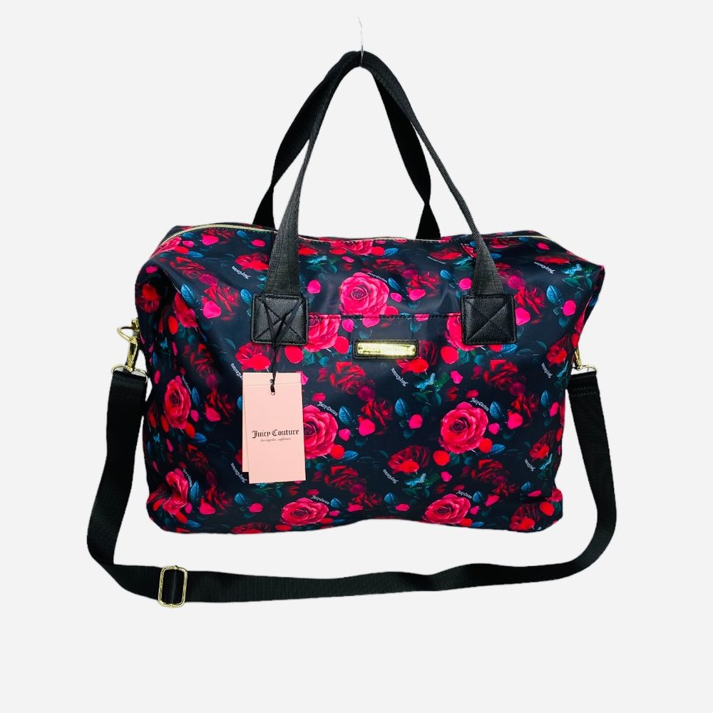Juicy Couture Travel Weekender Duffle Bag Carry-On Bag